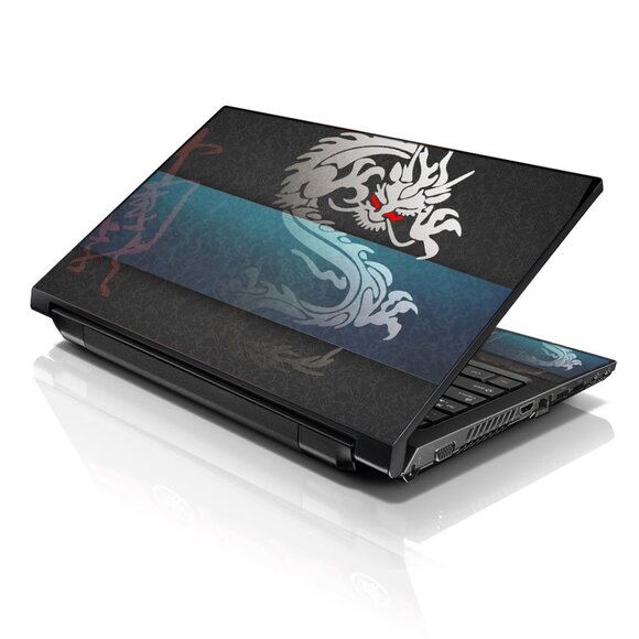 LSS 15.6 & 17.3 Inches Laptop Notebook Skin Sticker Decal - Colorful Dragon - Picture 1 of 2